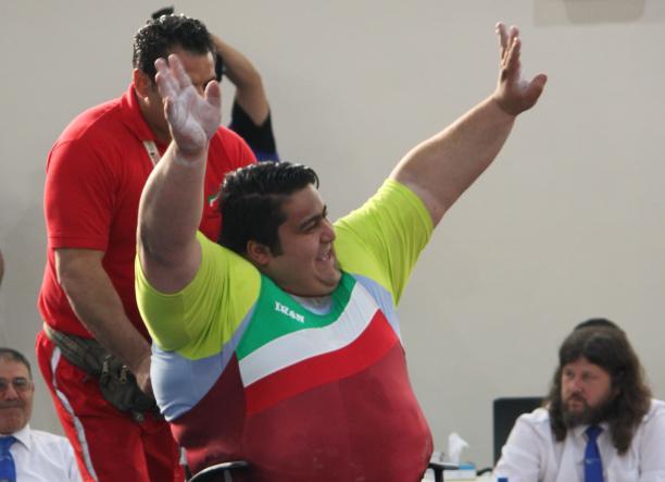 Iranian disabled weightlifters