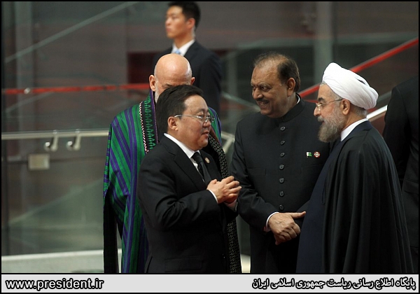 Iran President Hasan Rouhani and CICA conference in China