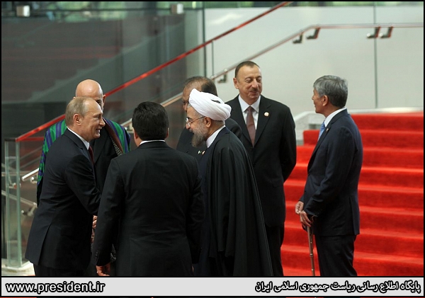 Iran President Hasan Rouhani and CICA conference in China
