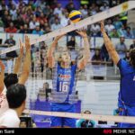 Iran Italy volleyball world league match in Iran