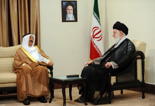 Leader of the Islamic Republic of Iran- Kuwait Emir Sheykh Sabah
