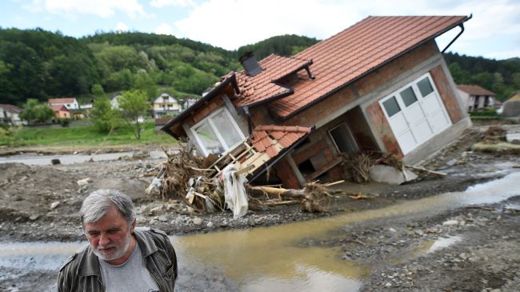 flood-hit balkans