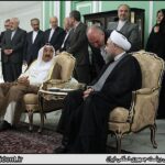 rouhani and Emir of kuwait in Iran