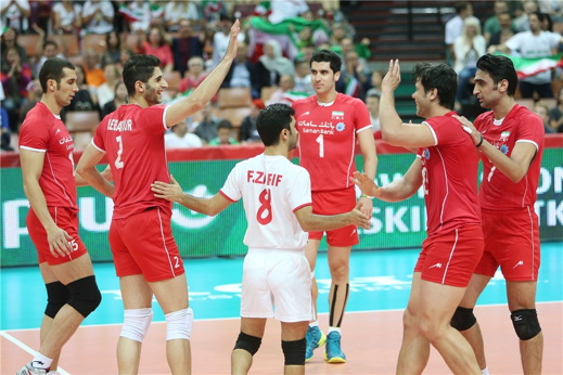 Iran Volleyball Team in FIVB 2104 Poland