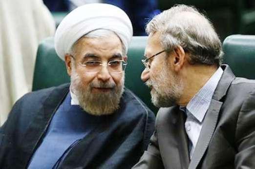Rouhani and Larijani