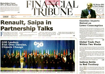 Finational tribune newspaper 11 - 16