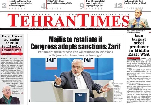 Tehran Times newspaper-1-24-2015