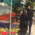 A Street in Tehran Covered with 30,000 Tulips