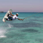 Water skiing competitions in Kish