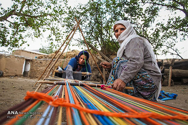 Jajim Weaving in Namhil Village, Northwestern Iran