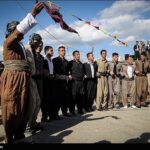 Kurdish Men Celebrating Nowruz in Western Iran
