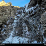 Iced Waterfall, Nowdeh village, Ardebil (PHOTOS)