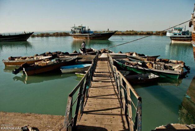 Laft Village, Port of Wind-catcher in Iran's Qeshm Island