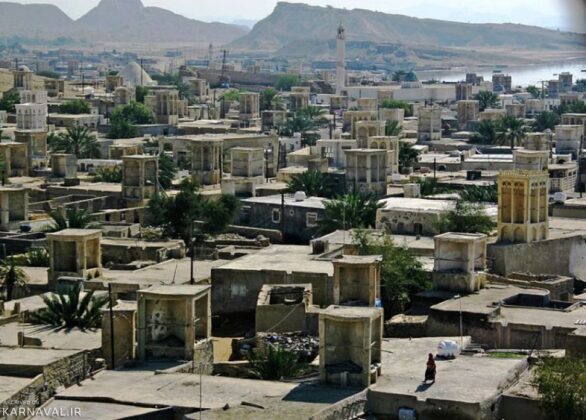 Laft Village, Port of Wind-catcher in Iran's Qeshm Island