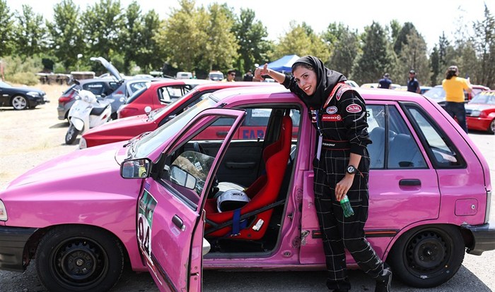 Iranian Girl Wins National Rally Contest