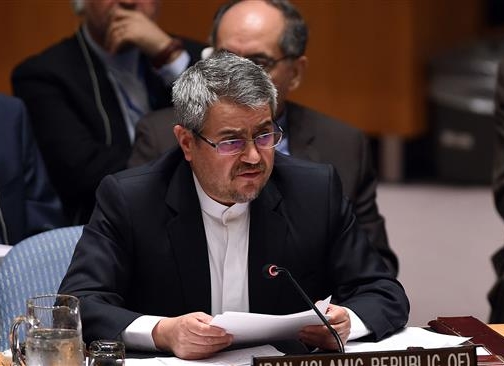 Gholam-Ali Khoshroo, Iran’s ambassador and to the United Nations (UN) (photo by AFP)