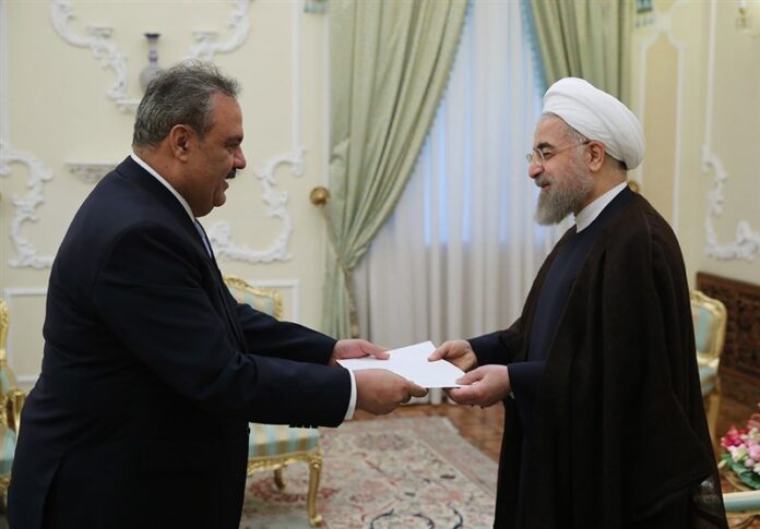 Rouhani and Pakistan ambassador