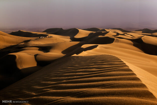 Maranjab Desert in Central Iran