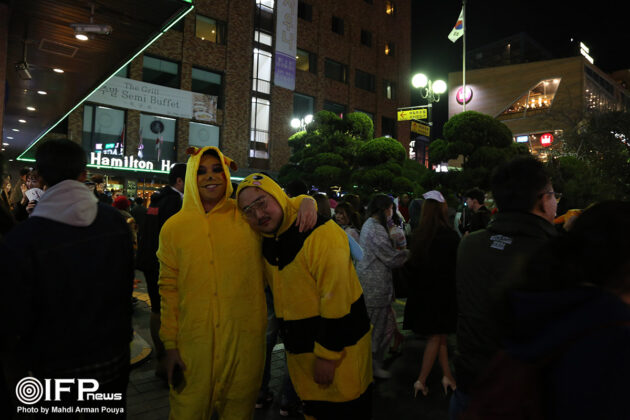 Exclusive Photos of Halloween in South Korean Capital