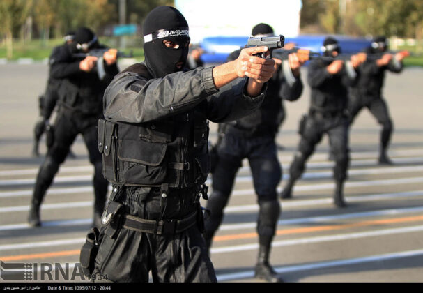 Special Units of Iran’s Police Hold Exercises in Tehran