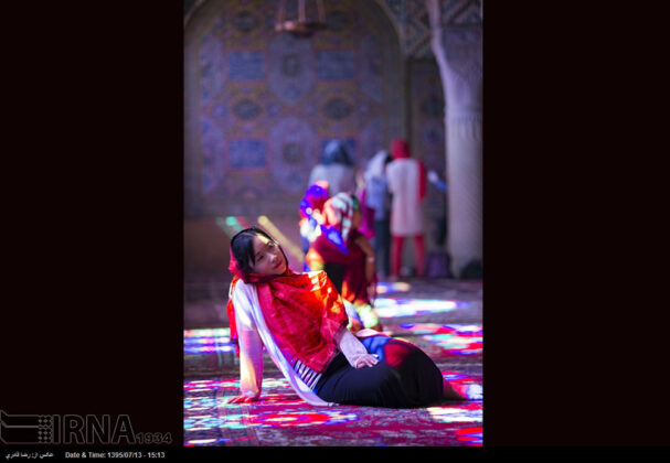 Foreign Tourists Enjoying Beauty of Iran’s Shiraz