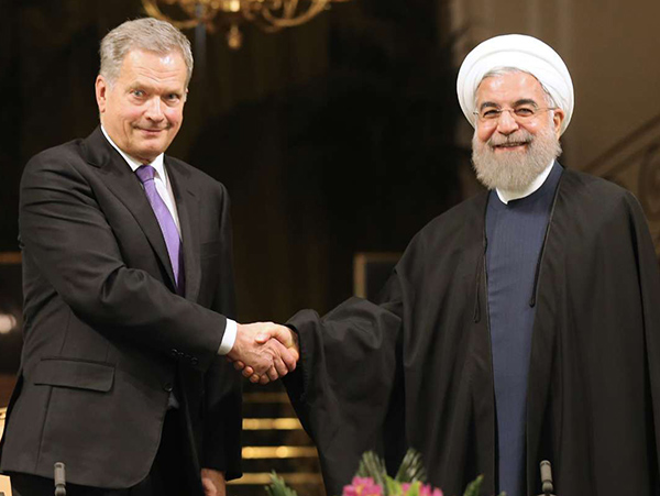President Rouhani-President Sauli Niinistö