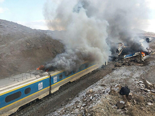 Train Crash in Iran