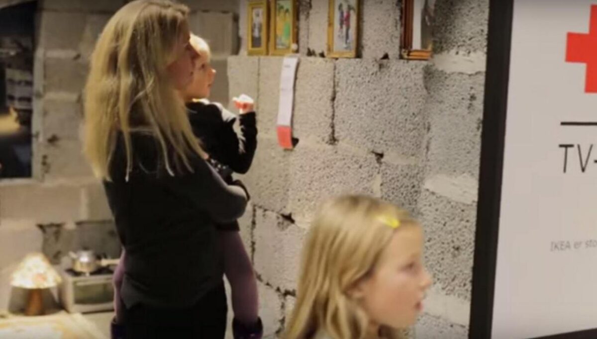 Norwegian Store Displays Syrian Home Replica to Show Horrors of War 2 norway-syria