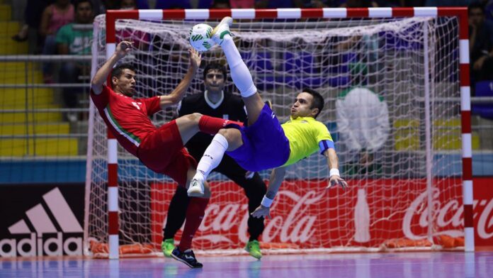 Iran and Brazil futsal