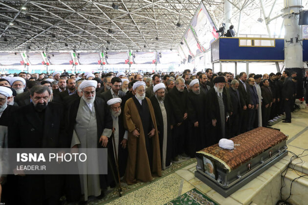 Ayatollah Khamenei- Rafsanjani’s Funeral