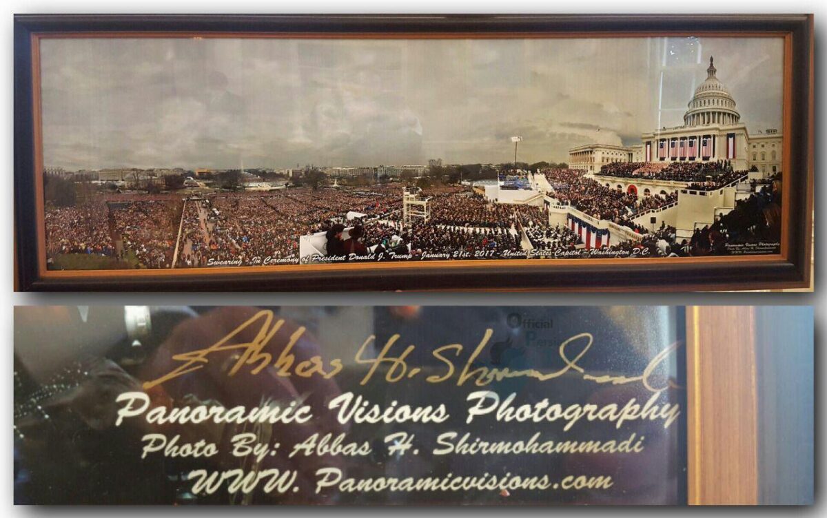 Trump Thanks Iranian Photographer for Inauguration Photo with Wrong Date! 2 Abbas Shirmohamadi photo