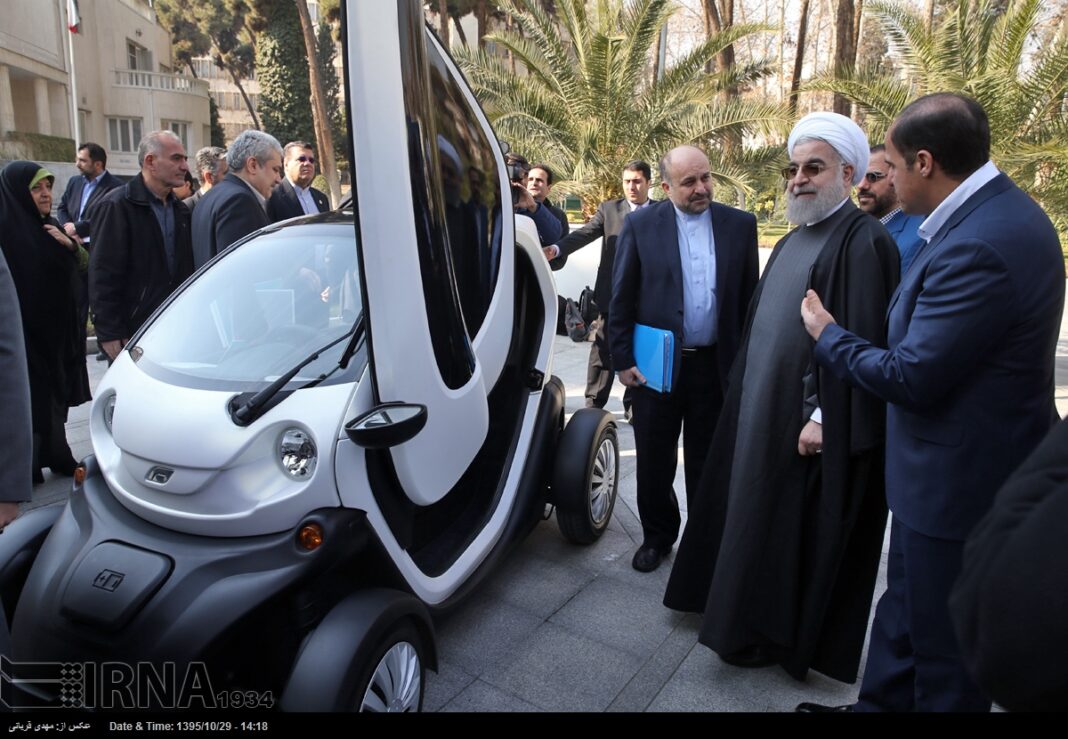 Electric car in Iran - Rouhani