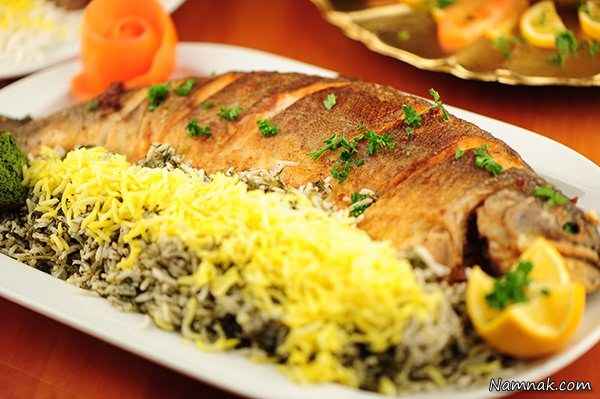 Dishes Served in Iran during Nowruz: Sabzi Polo Ba Mahi