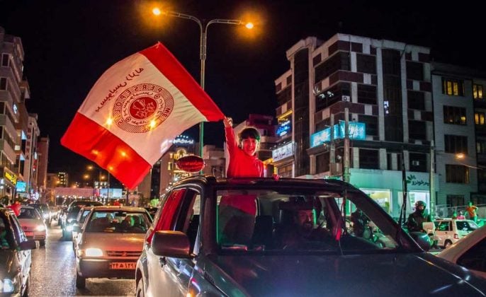 Iranians Take to Streets to Celebrate Persepolis FC’s Championship