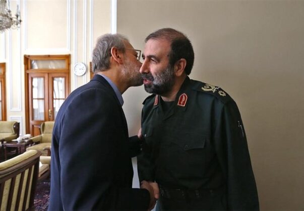 Top IRGC Commanders Meet Iran’s Parliament Speaker (3)