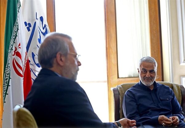 Top IRGC Commanders Meet Iran’s Parliament Speaker (5)