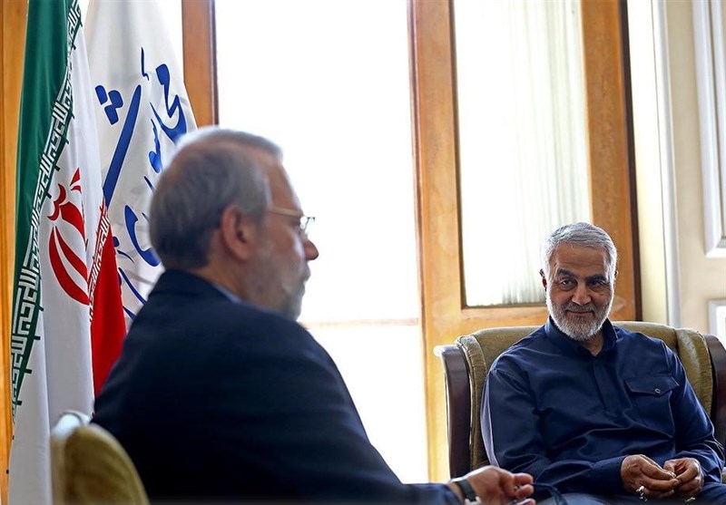 Top IRGC Commanders Meet Iran’s Parliament Speaker (5)