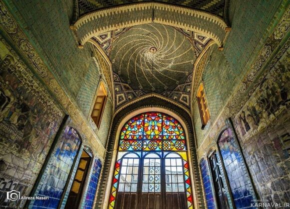Beautiful Tiling in Iran’s Moaven-ul-Molk Tekyeh