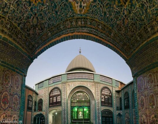 Beautiful Tiling in Iran’s Moaven-ul-Molk Tekyeh