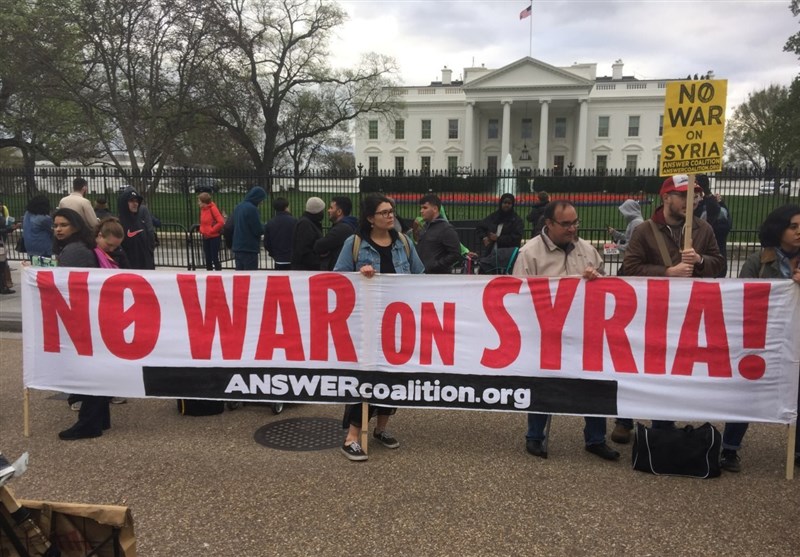 إحتجاجات في 35 مدينة أمريكية على الهجوم ضد سوريا