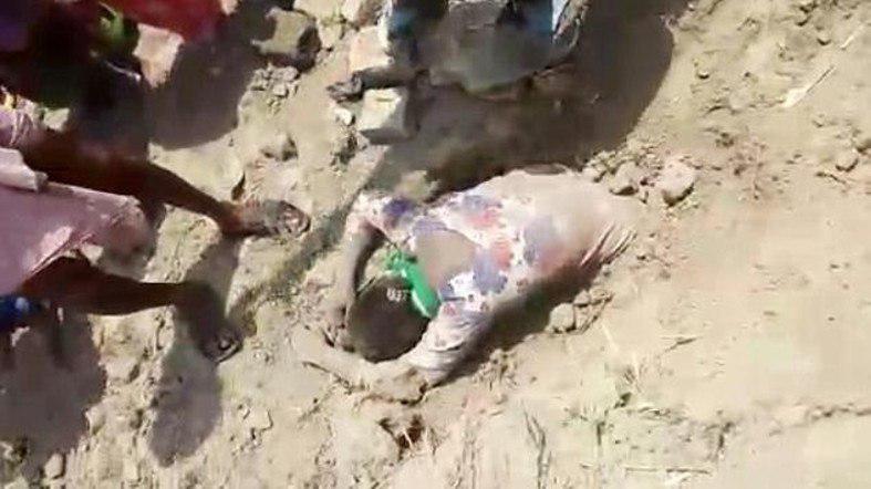 Indian Girl Rescued after Being Buried Alive