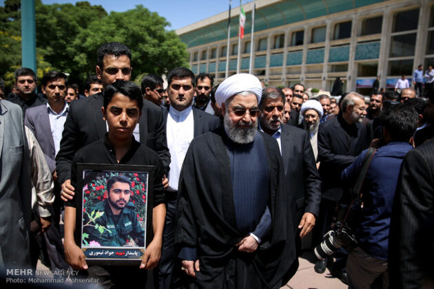 Funeral Held for Victims of Tehran Terrorist Attacks(+Photos)