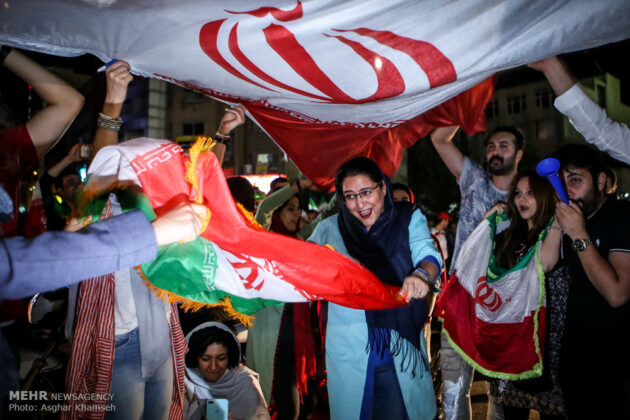 Iranians Take to Streets to Celebrate FIFA World Cup Qualification