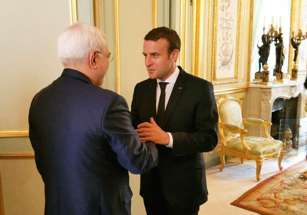 zarif-macron
