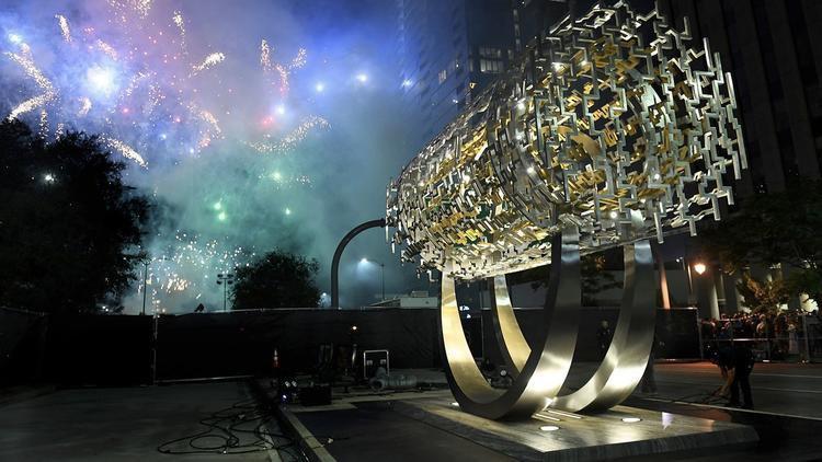Los Angeles ‘Freedom’ Sculpture Inspired by Cyrus Cylinder