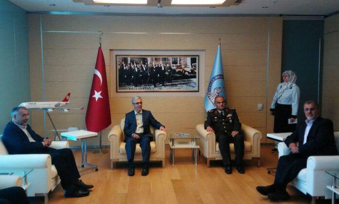 Iran Top Officer Arrives in Ankara