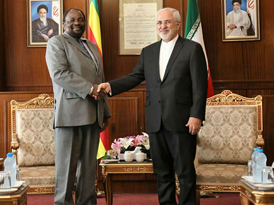 Iran FM Holds Talks with Ghanaian, Zimbabwean Officials