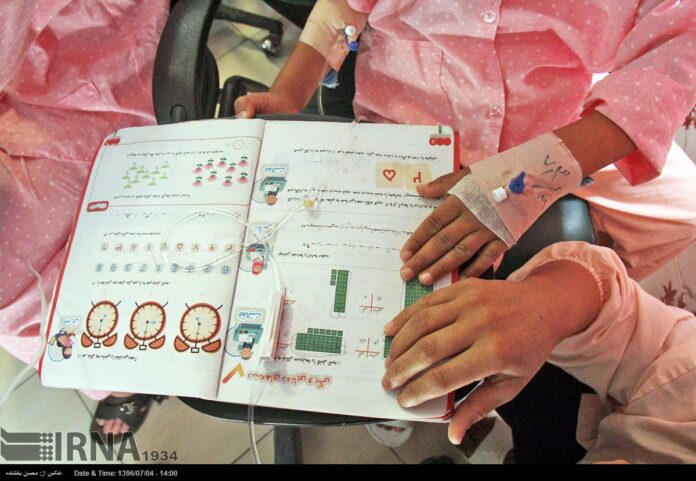 Opening Bell of New School Year Rung for Cancer Kids in Iran4