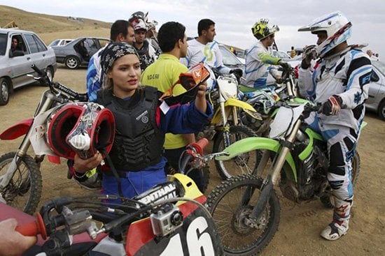 Female Iranian Motocross Racer Wants to Be World Champion