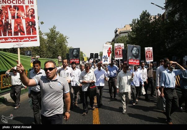 Nationwide Rallies Held in Iran to Condemn Myanmar Genocide
